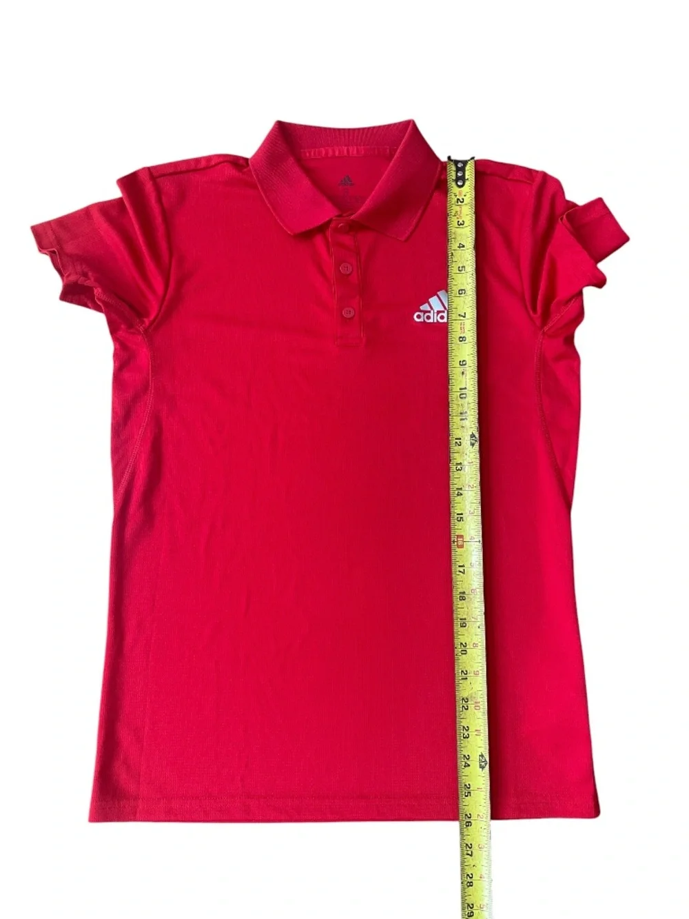 Adidas Climalite Men's Club Tennis Polo Shirt, Scarlet Size Small